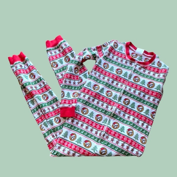 Buc-ee's Striped Christmas Onesie Youth Large - Picture 9 of 12